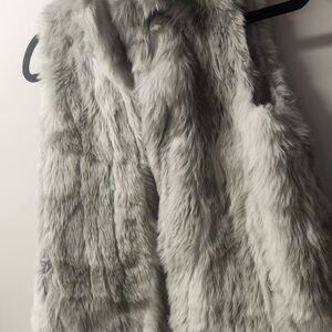 Abercrombie Kids Soft Gray Teddy Jacket